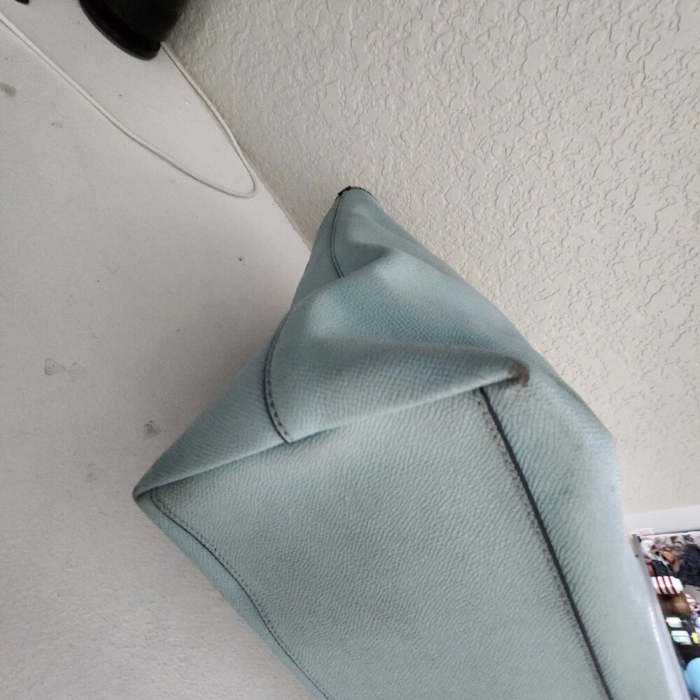 Coach City Zip Top Sky Blue Tote Bag (Damaged) - Picture 9 of 16